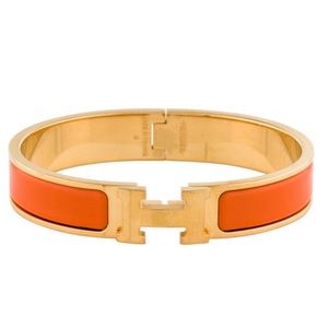 Authentic Hermes Clic H Enamel Bracelet